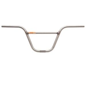 S&M BMX HODER HIGH HANDLEBAR 9" RISE BARS GLOSS CLEAR BMX HANDLEBAR FIT S&M